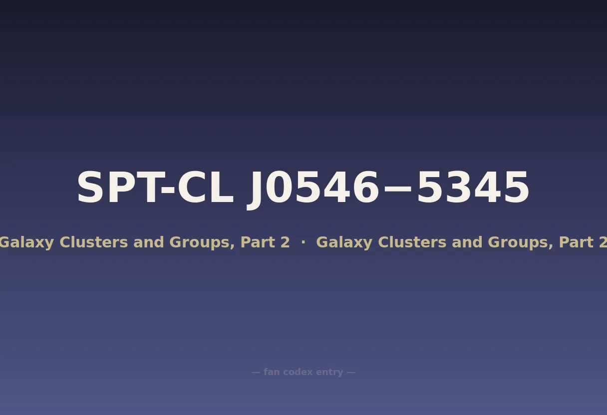 SPT-CL J0546−5345