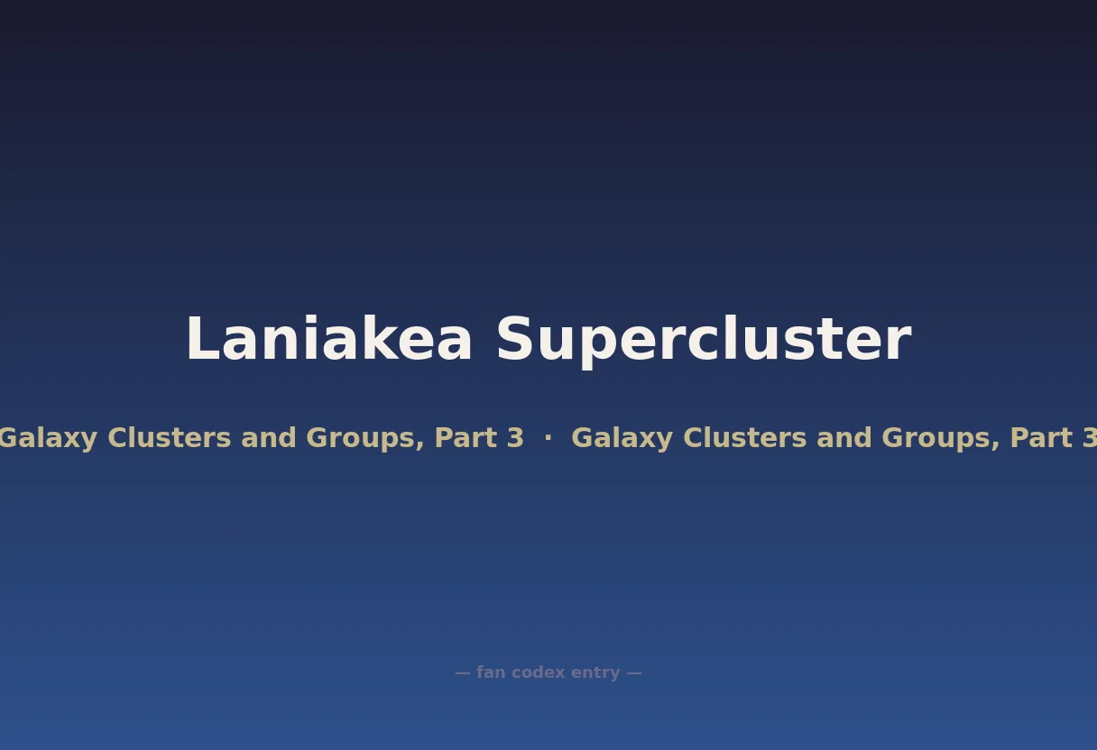 Laniakea Supercluster