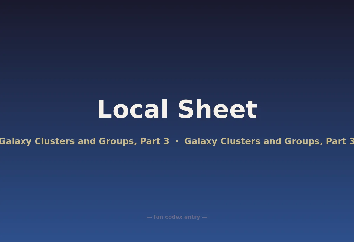 Local Sheet