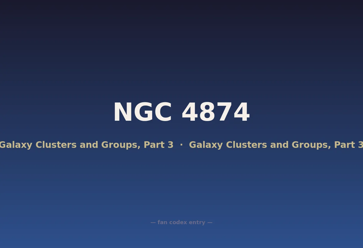 NGC 4874