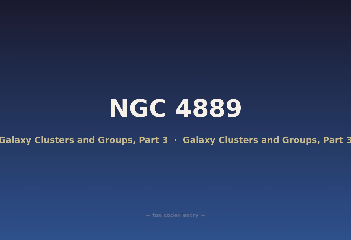 NGC 4889