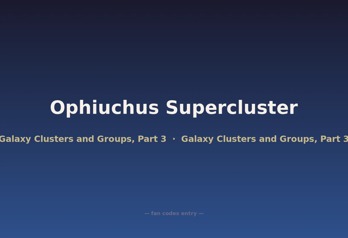 Ophiuchus Supercluster