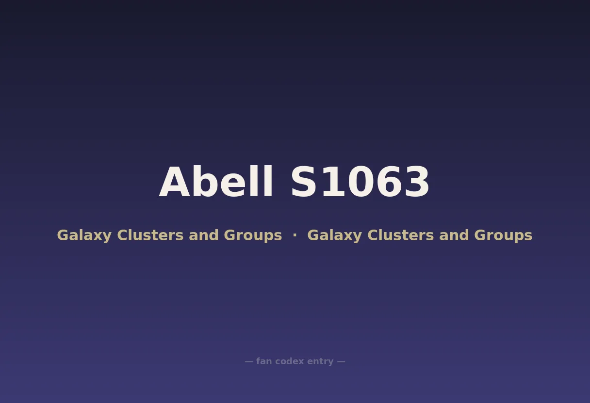 Abell S1063