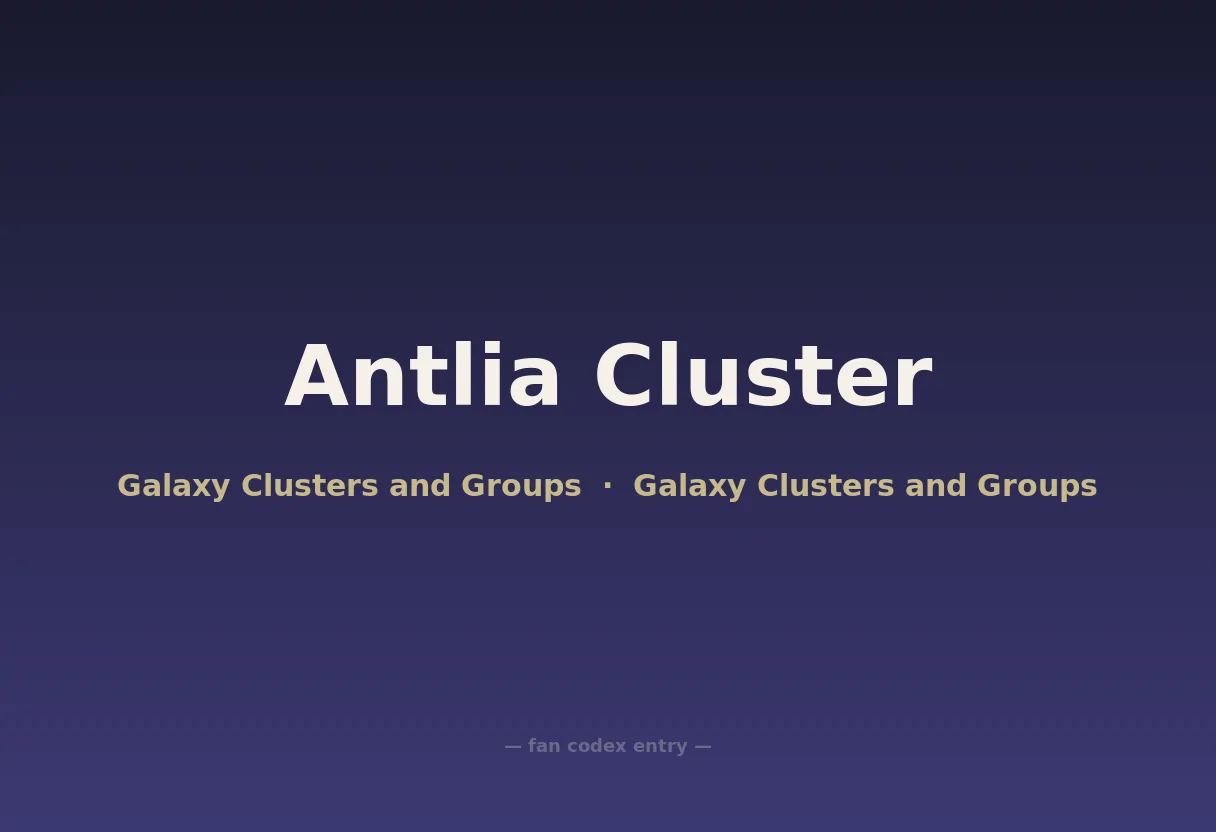 Antlia Cluster