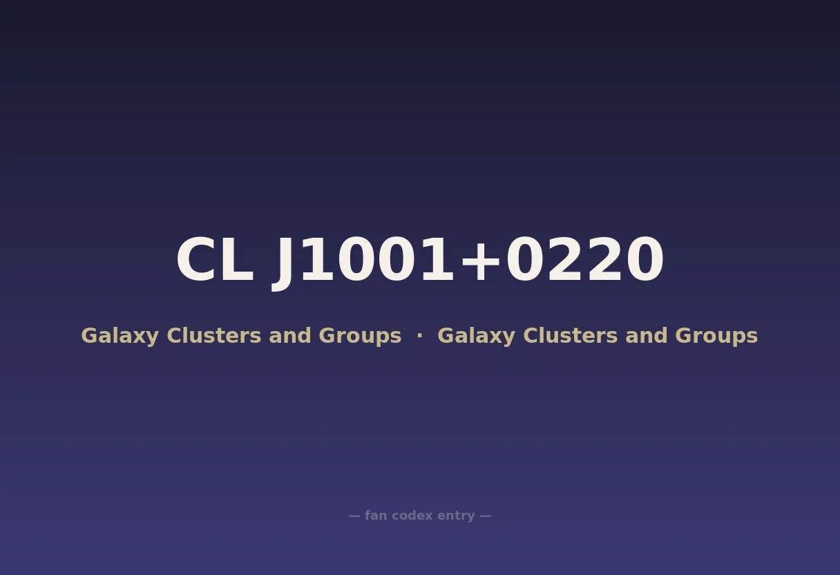 CL J1001+0220