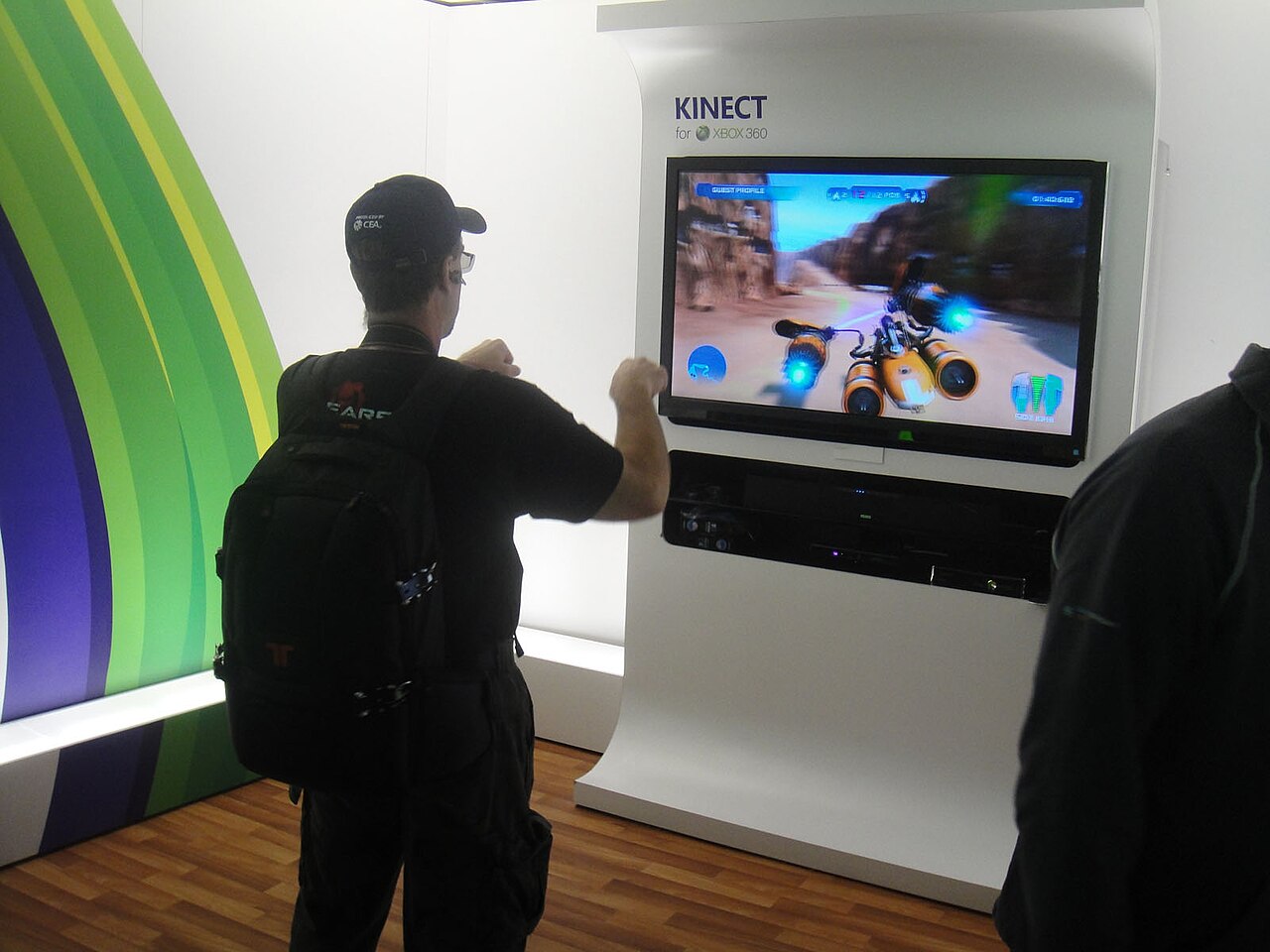CES 2012 - Microsoft Kinect Star Wars Episode 1 Podracing