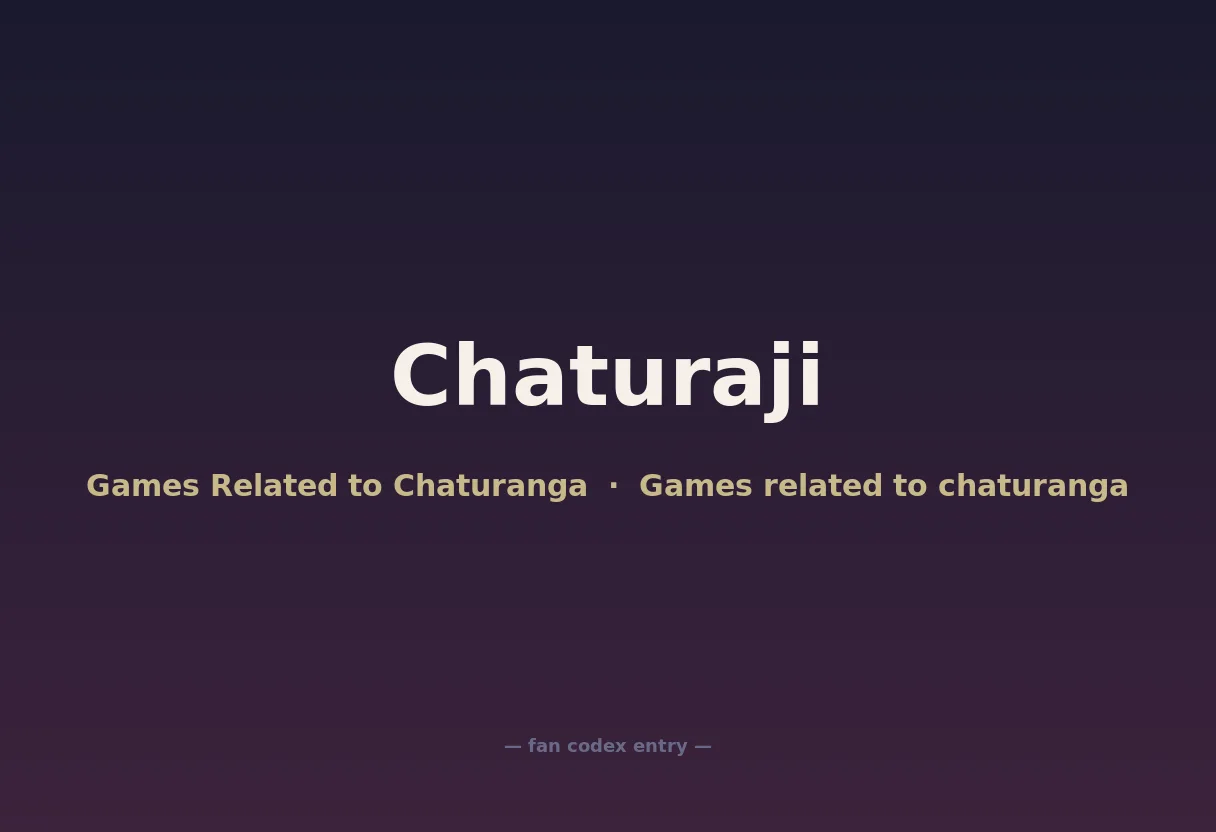 Chaturaji
