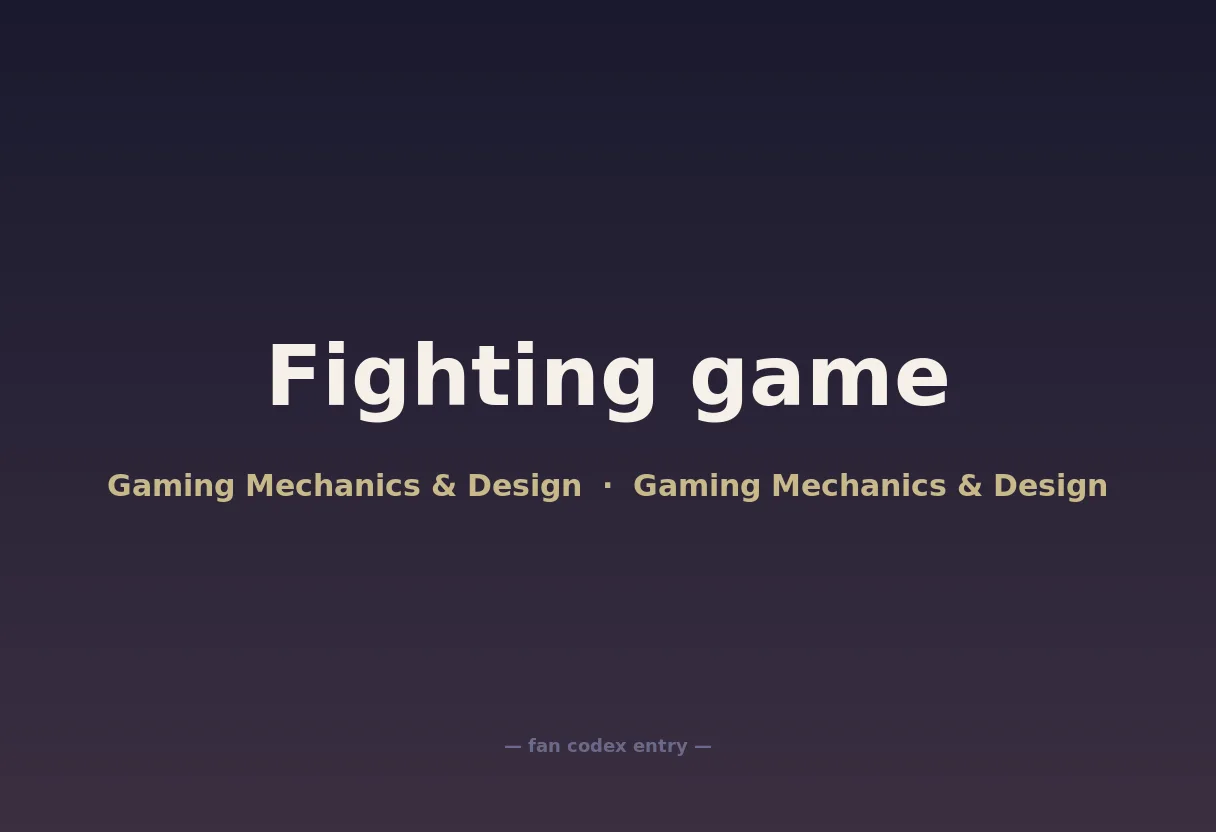 Fighting game