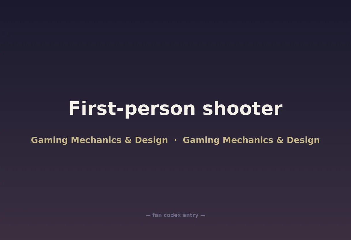 First-person shooter