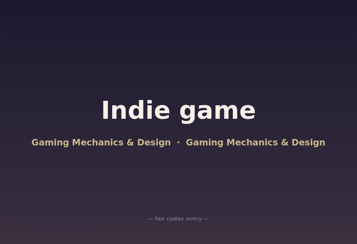 Indie game