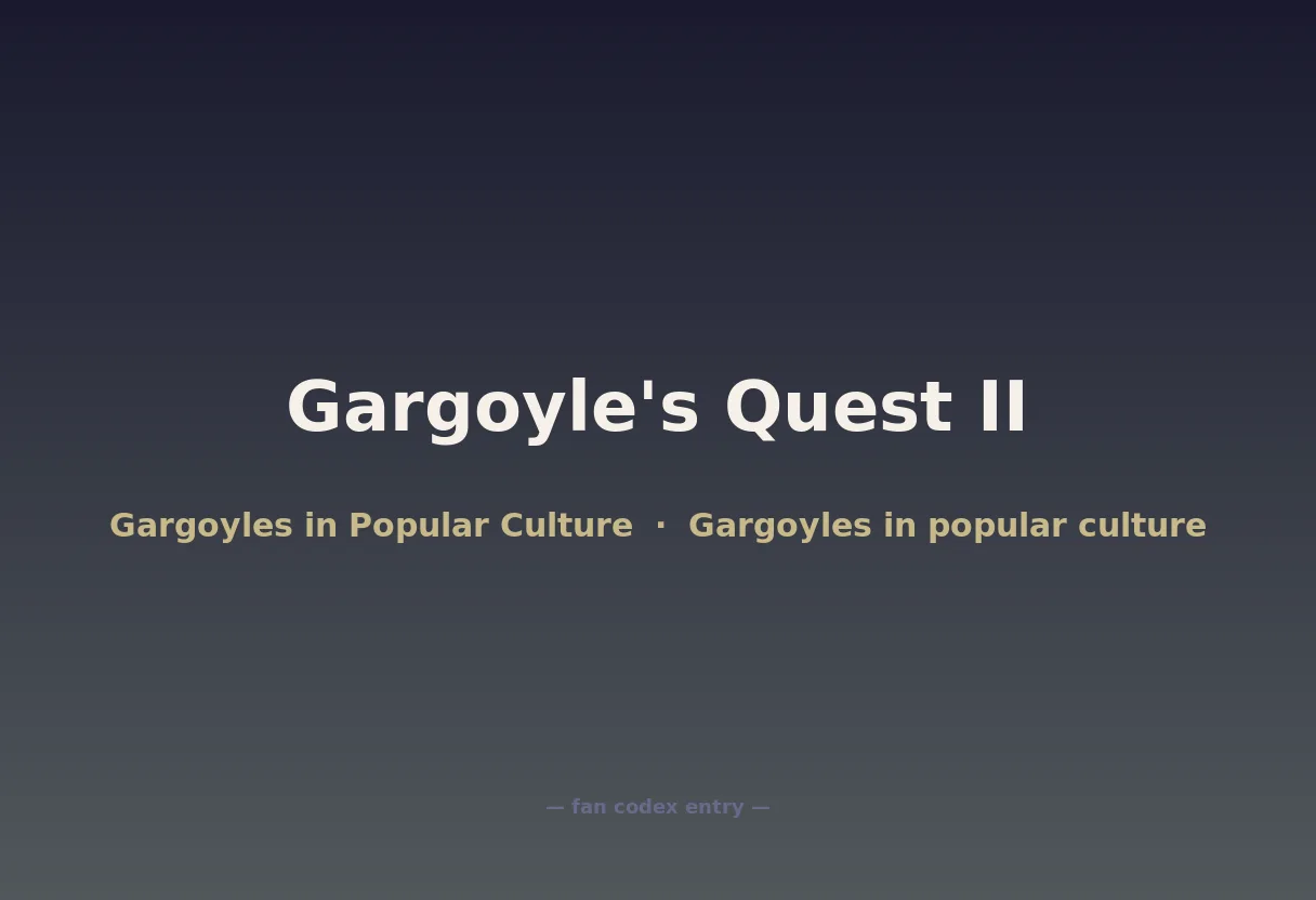 Gargoyle's Quest II