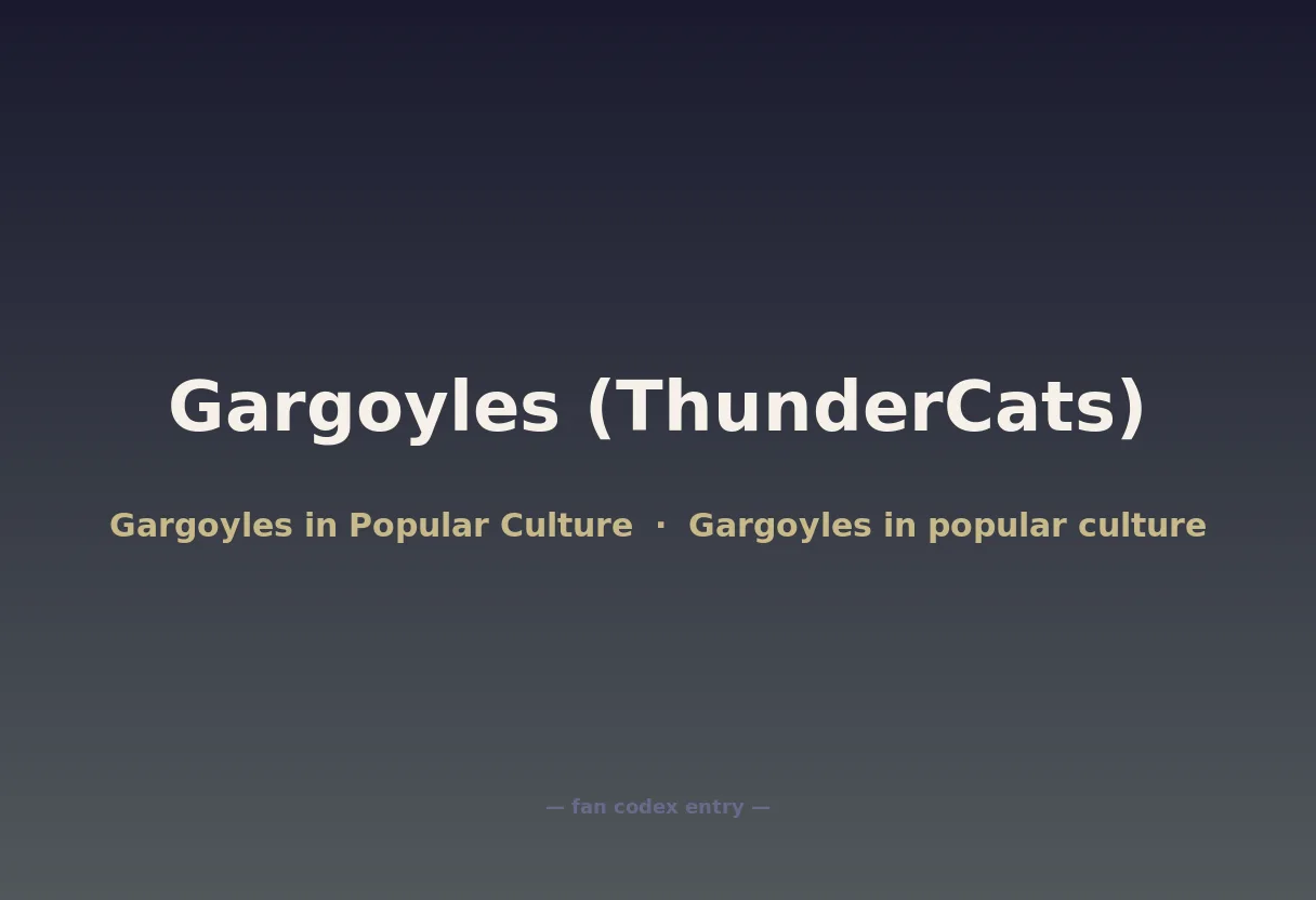 Gargoyles (ThunderCats)
