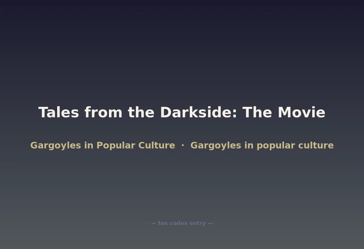 Tales from the Darkside: The Movie
