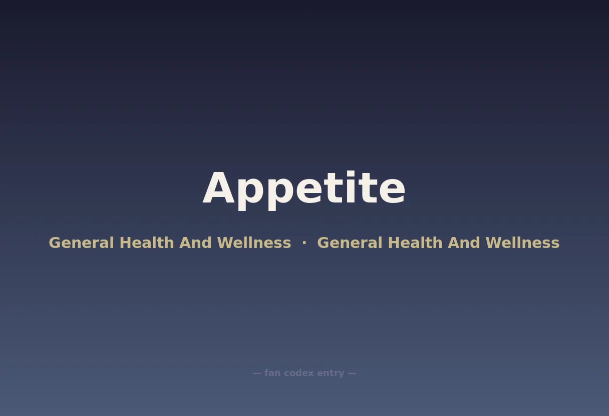 Appetite