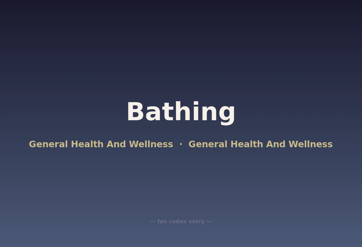 Bathing