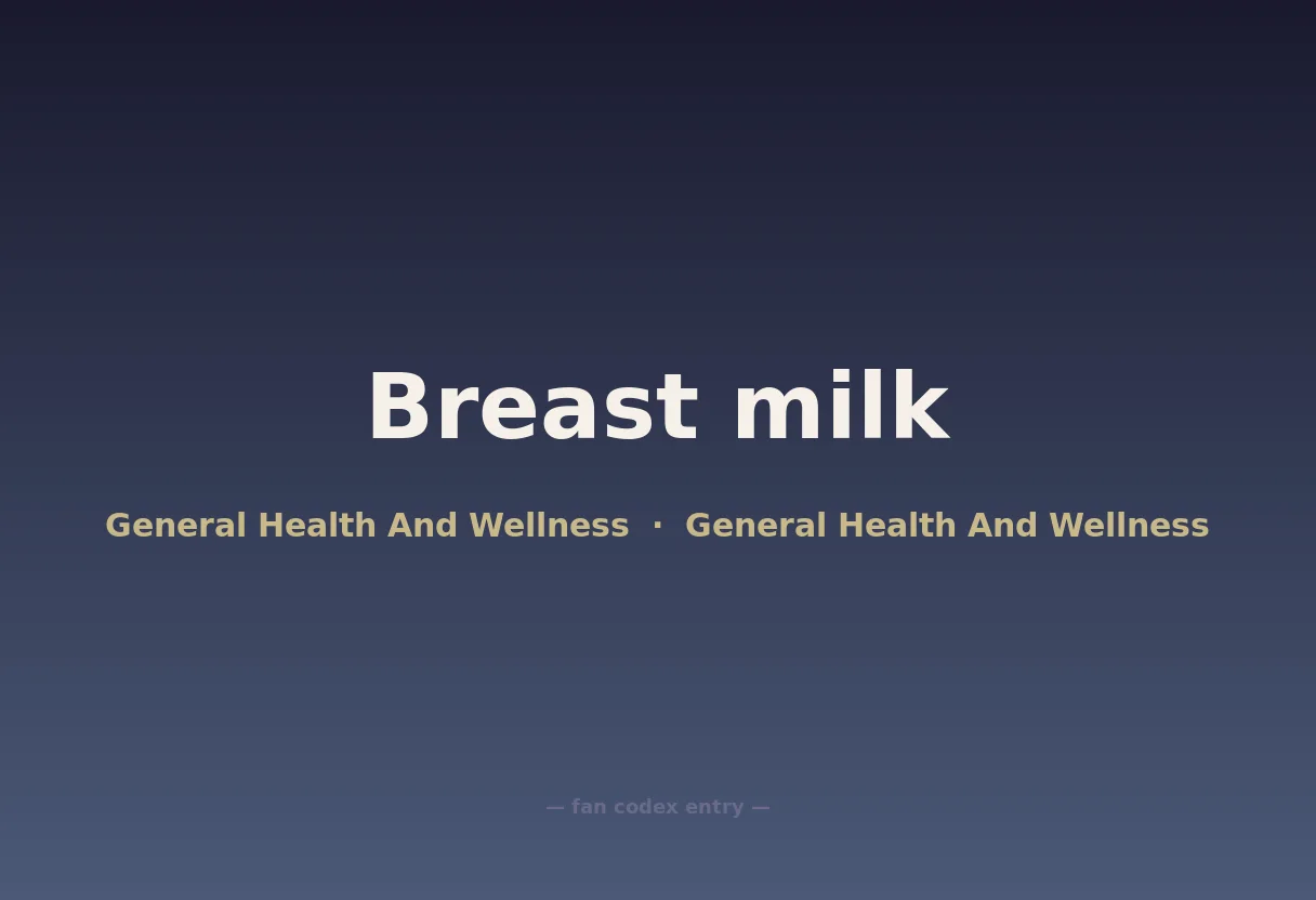 Breast milk