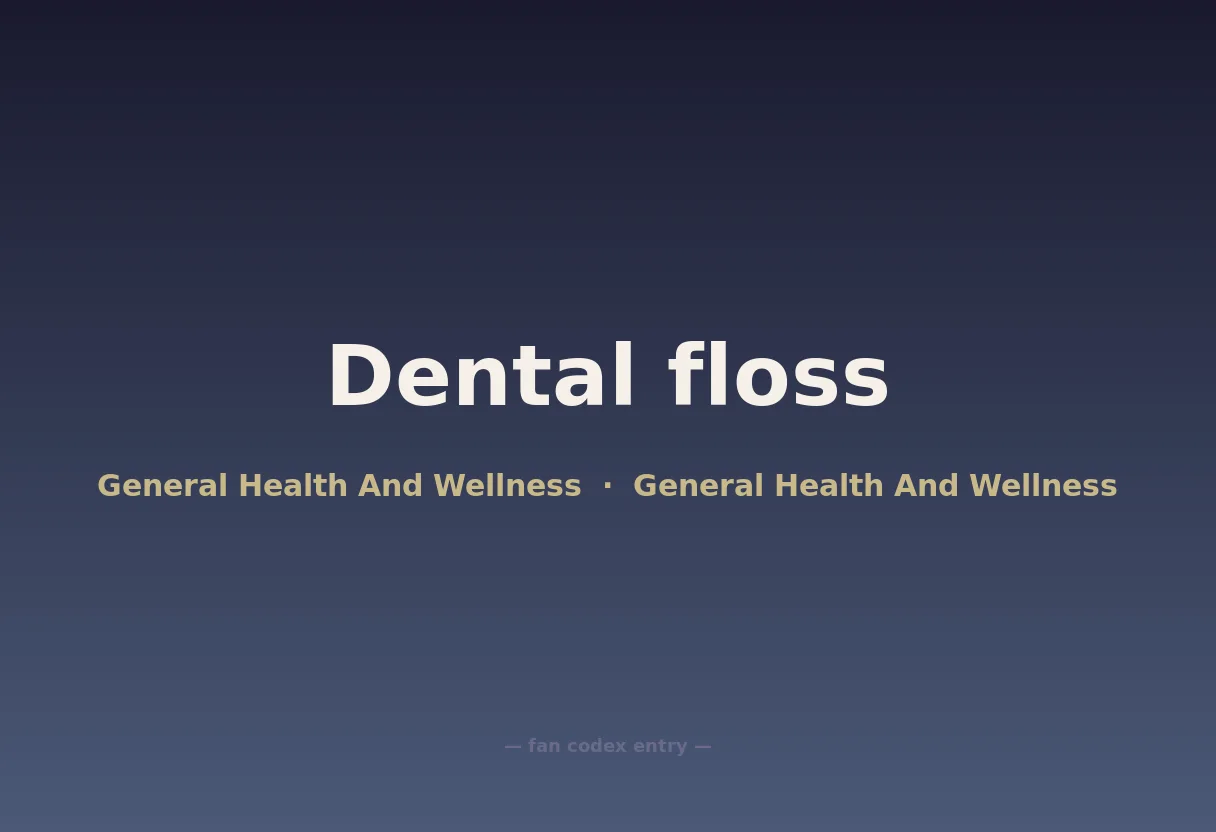 Dental floss