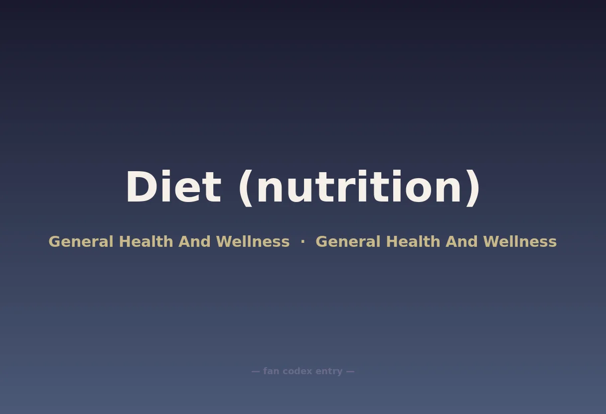 Diet (nutrition)
