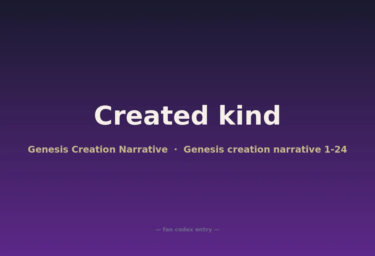 Created kind