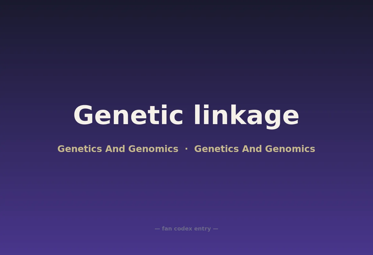 Genetic linkage