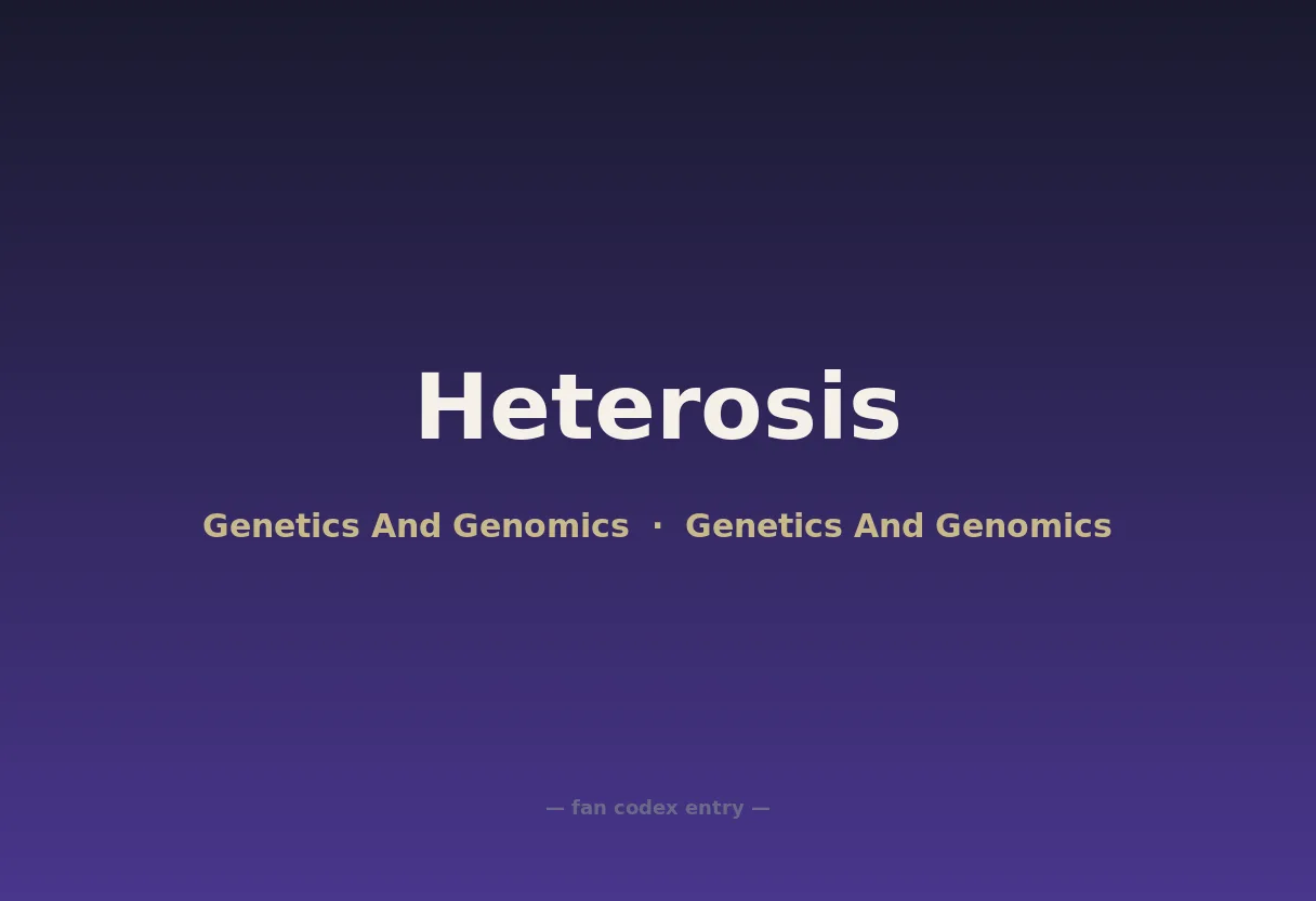 Heterosis