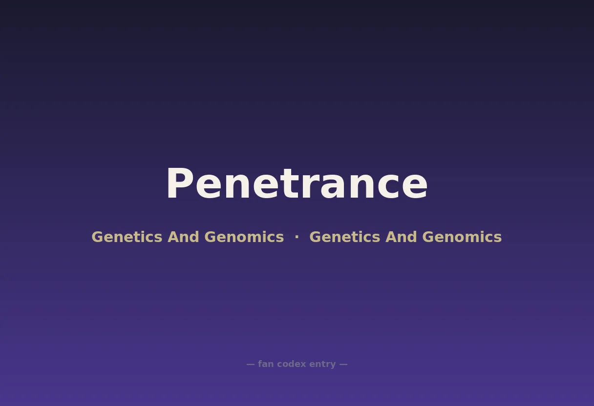 Penetrance