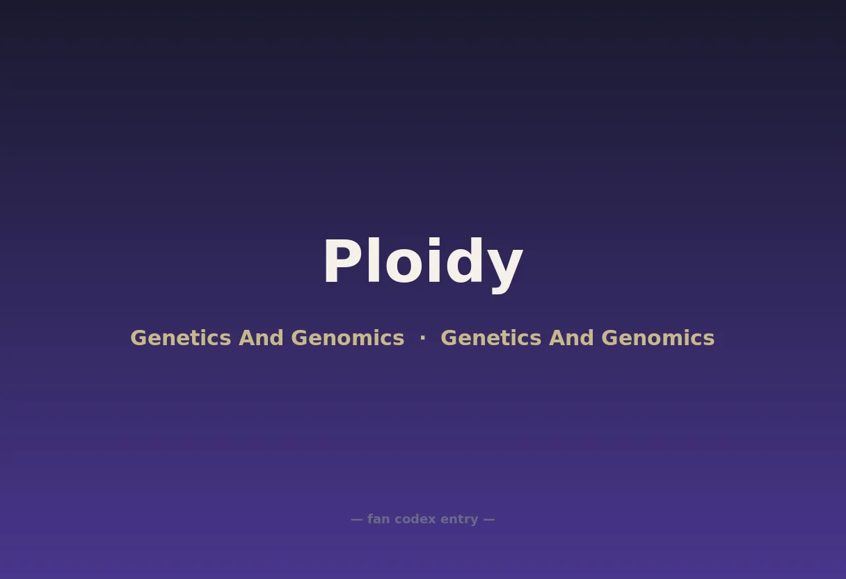 Ploidy