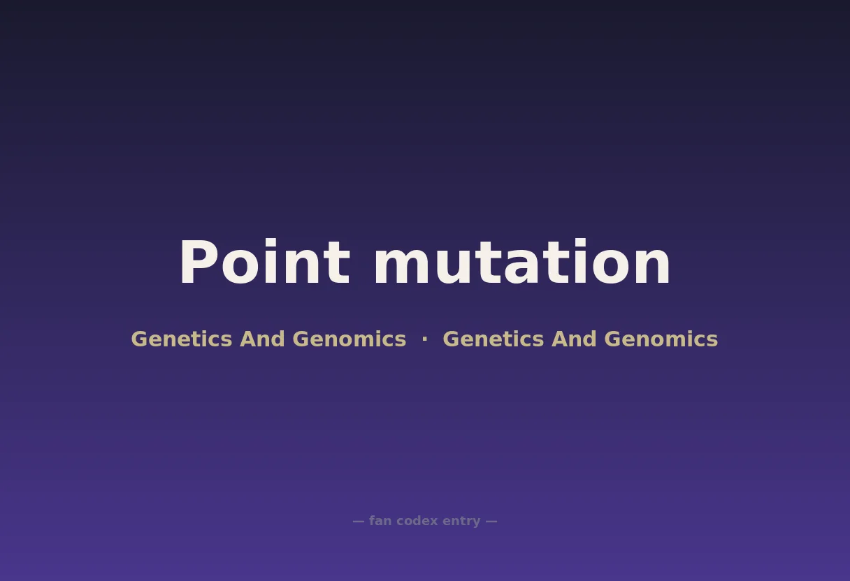 Point mutation
