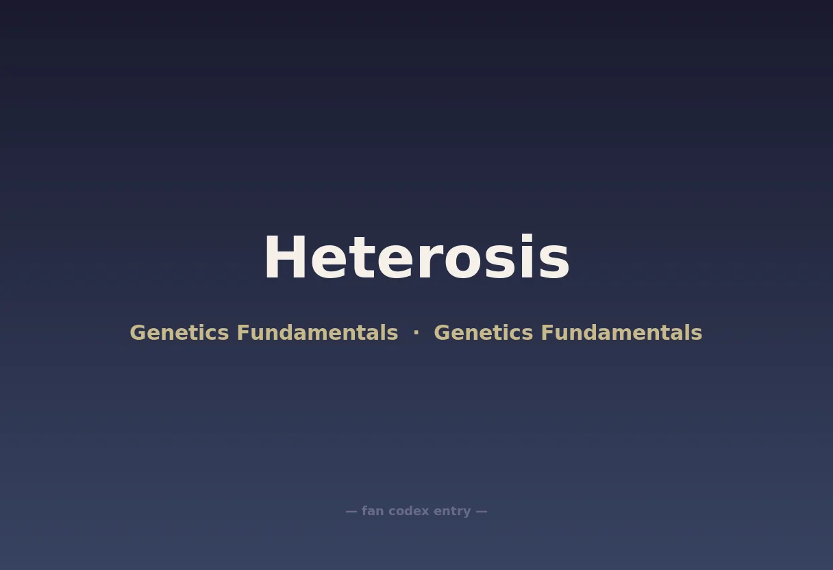 Heterosis