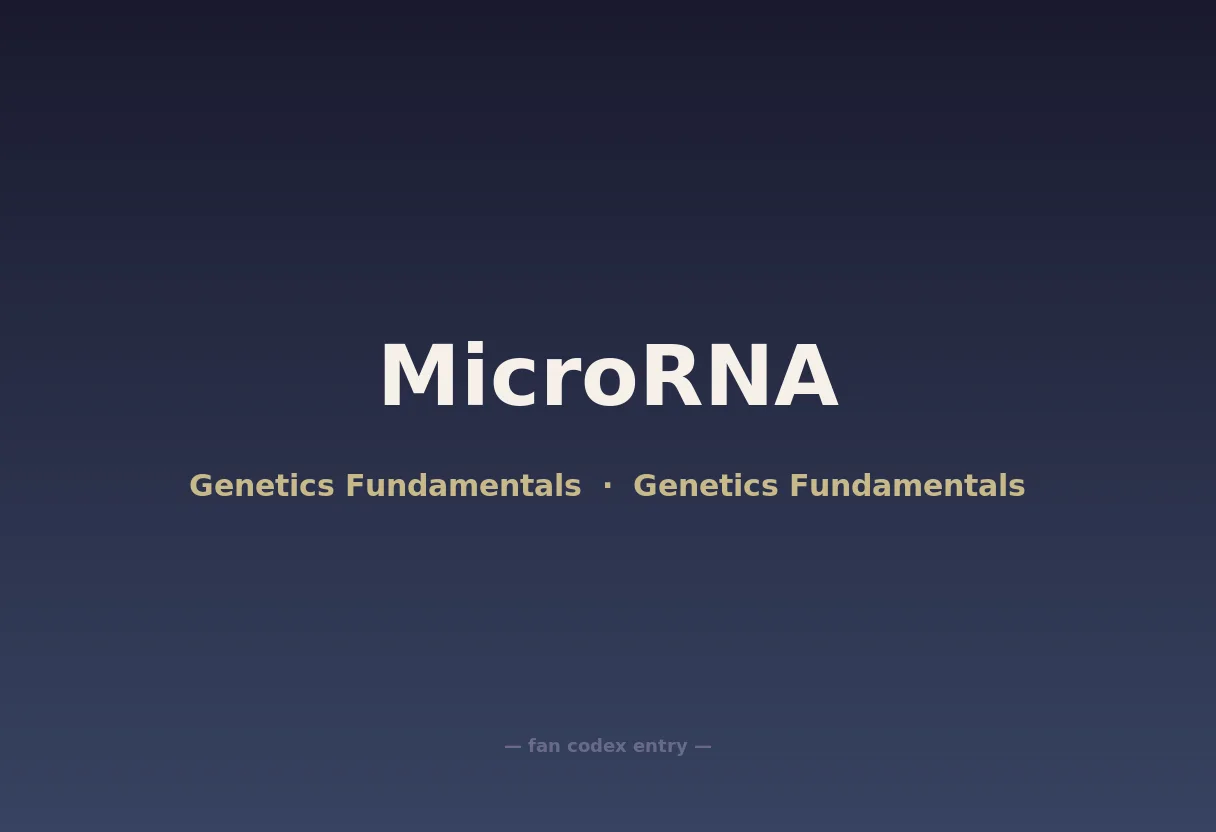 MicroRNA