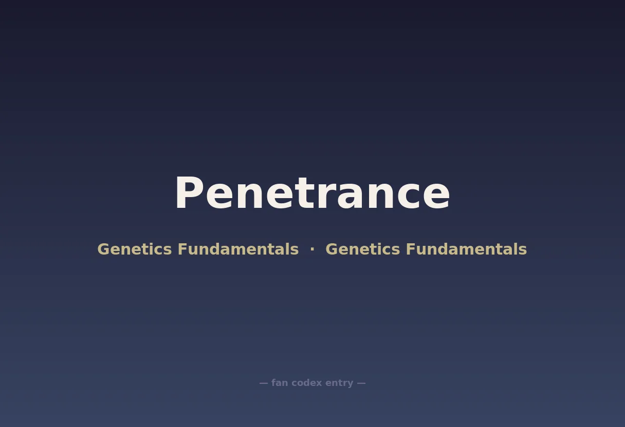 Penetrance