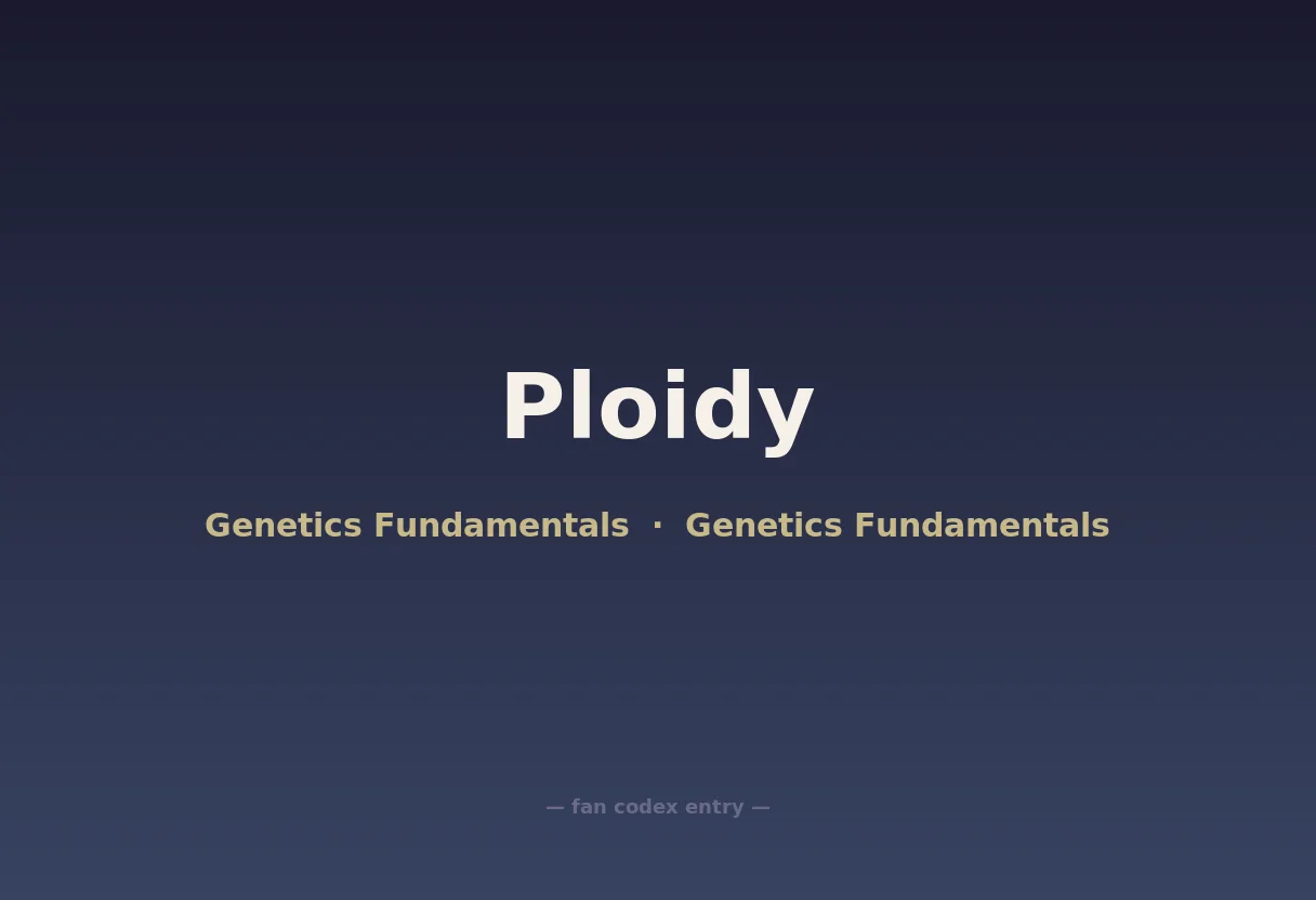 Ploidy