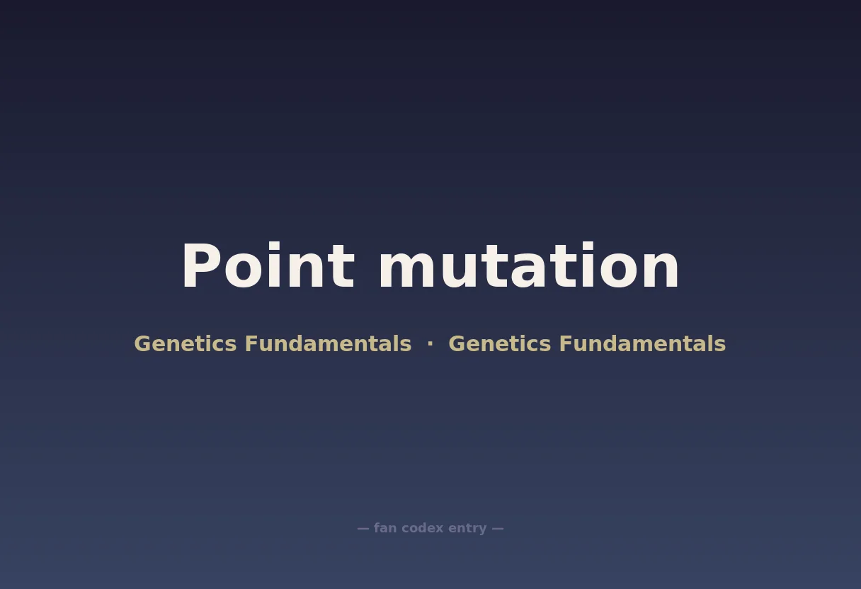 Point mutation