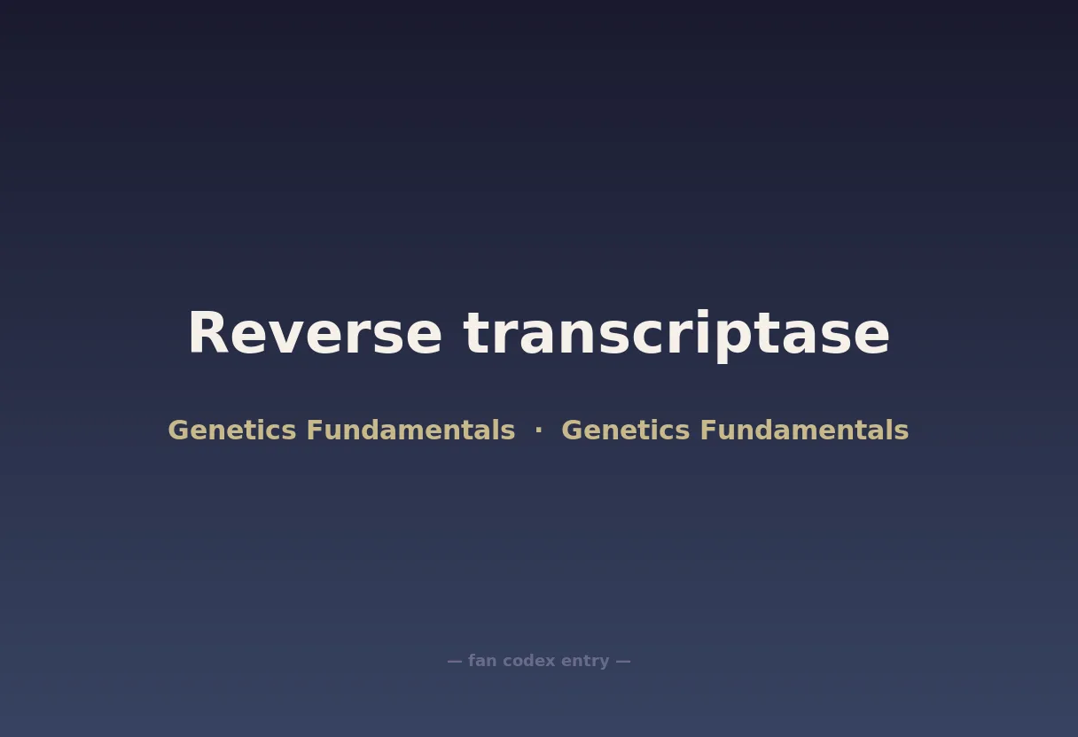 Reverse transcriptase
