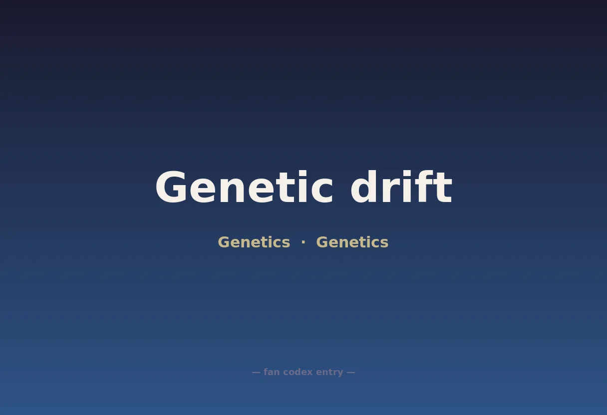 Genetic drift