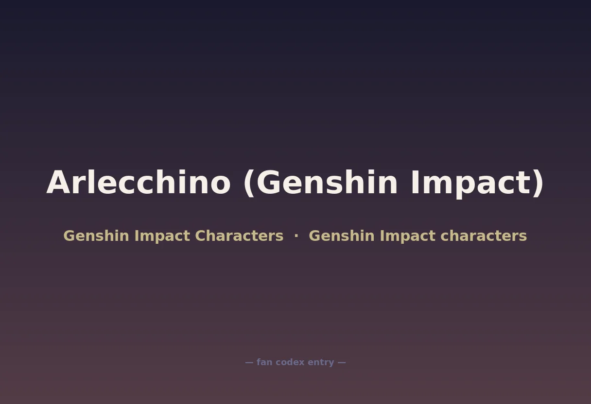 Arlecchino (Genshin Impact)
