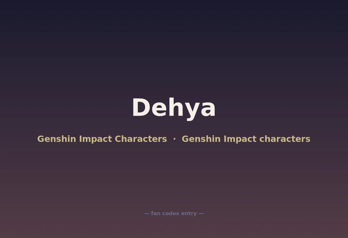 Dehya