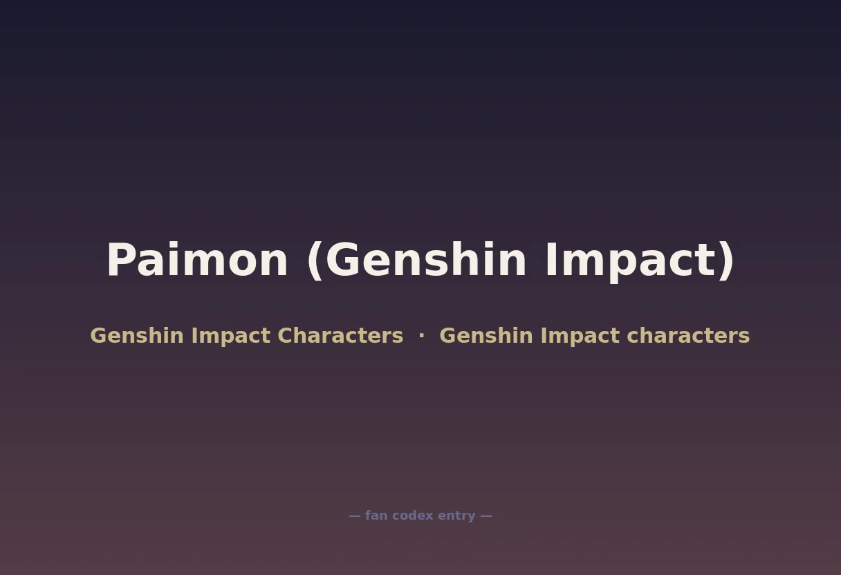 Paimon (Genshin Impact)