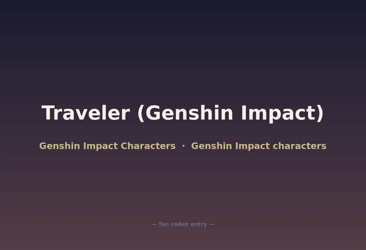 Traveler (Genshin Impact)