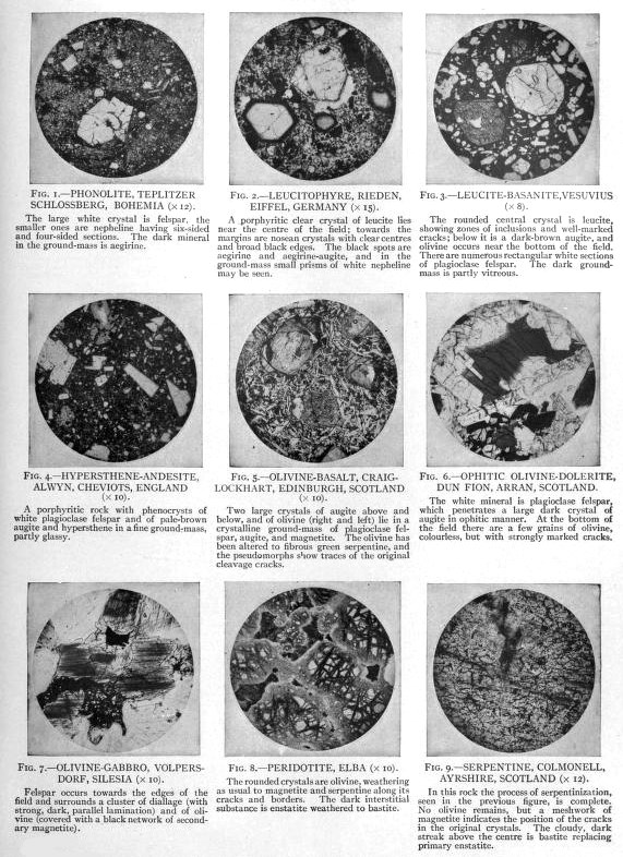EB1911 Petrology - Plate III