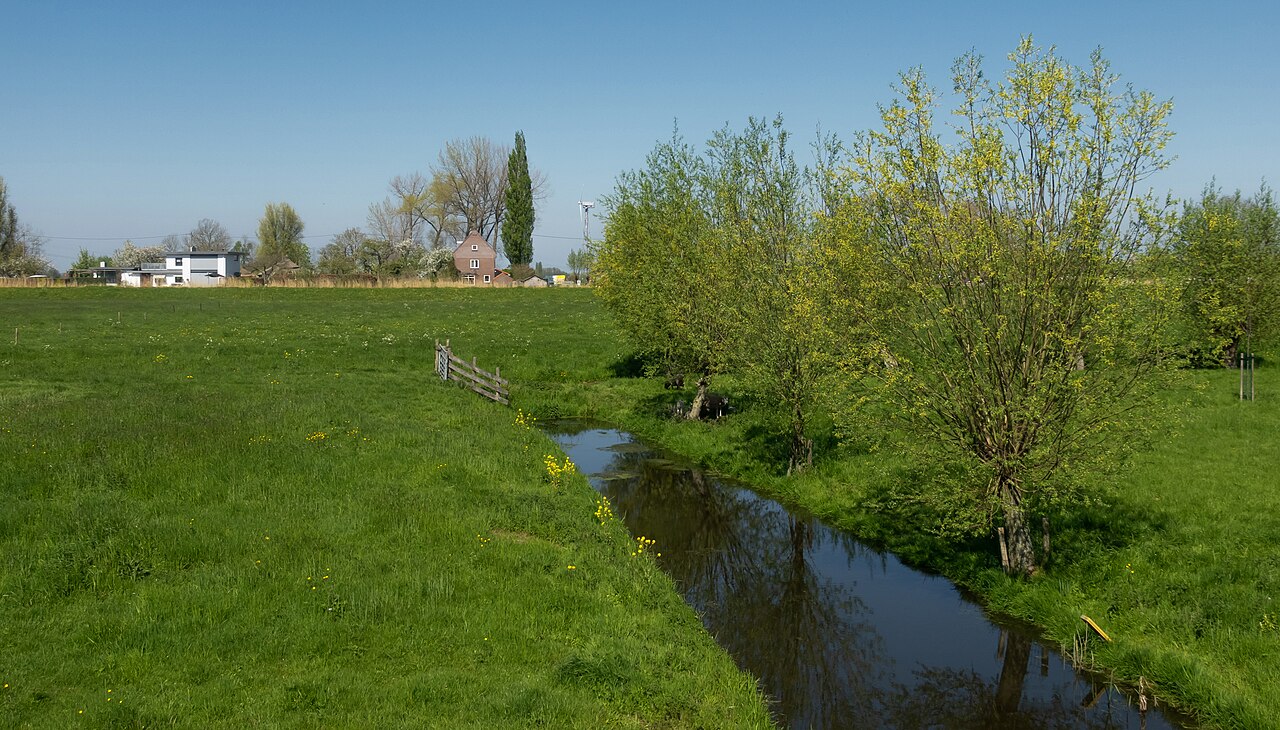 Haastrecht-Rozendaal, zicht in de polder bij Huis te Rozendaal 2019-04-20 14.28