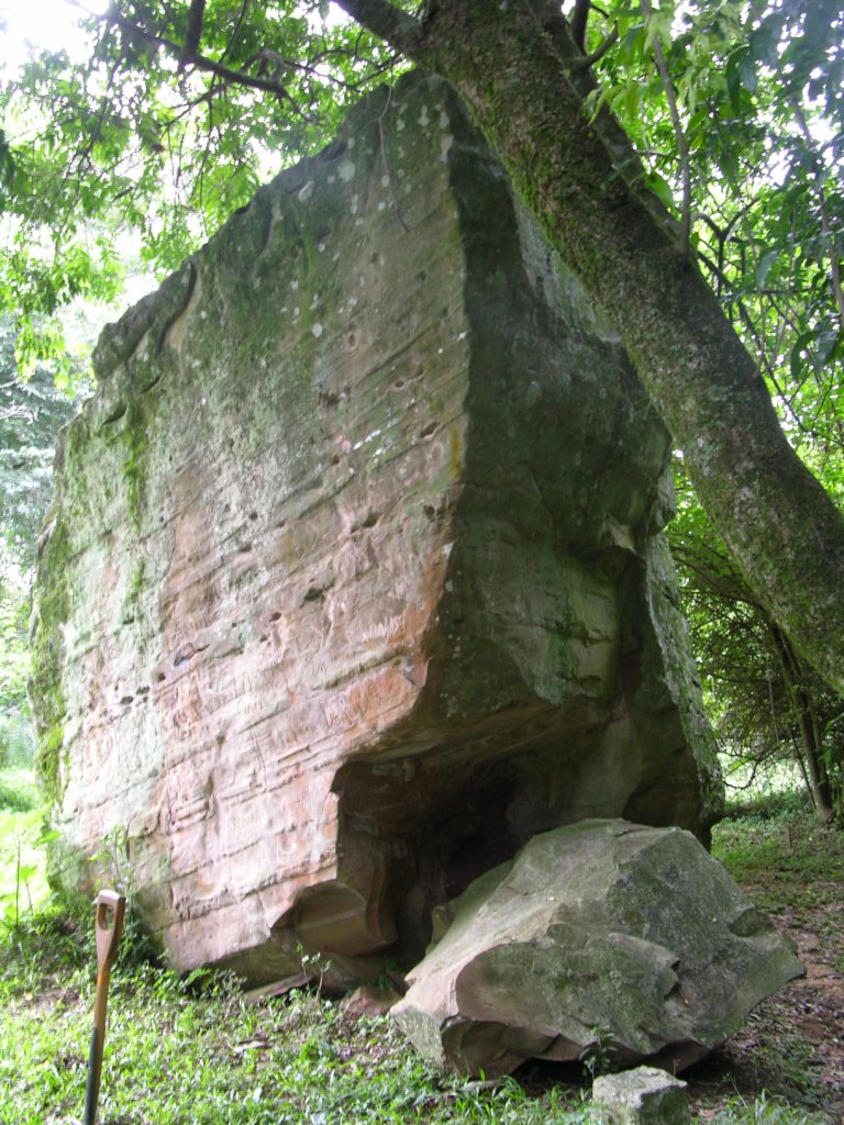 Block of sandstone