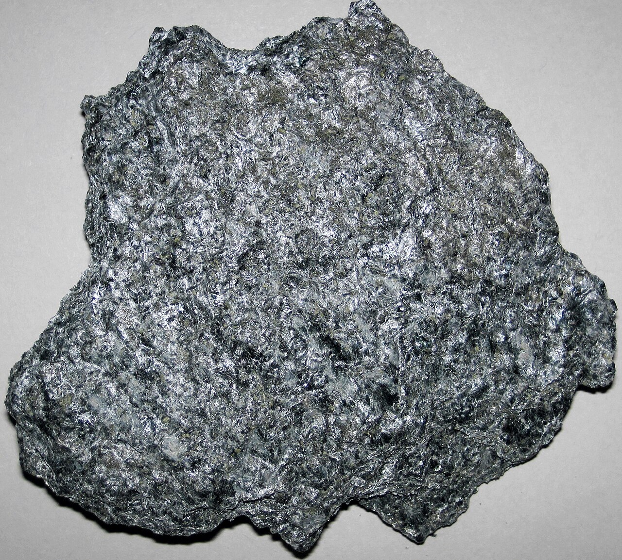 Chlorite schist (Pelona Schist, Cretaceous or Paleocene (?); San Antonio Canyon, San Gabiel Mountains, California, USA) 1