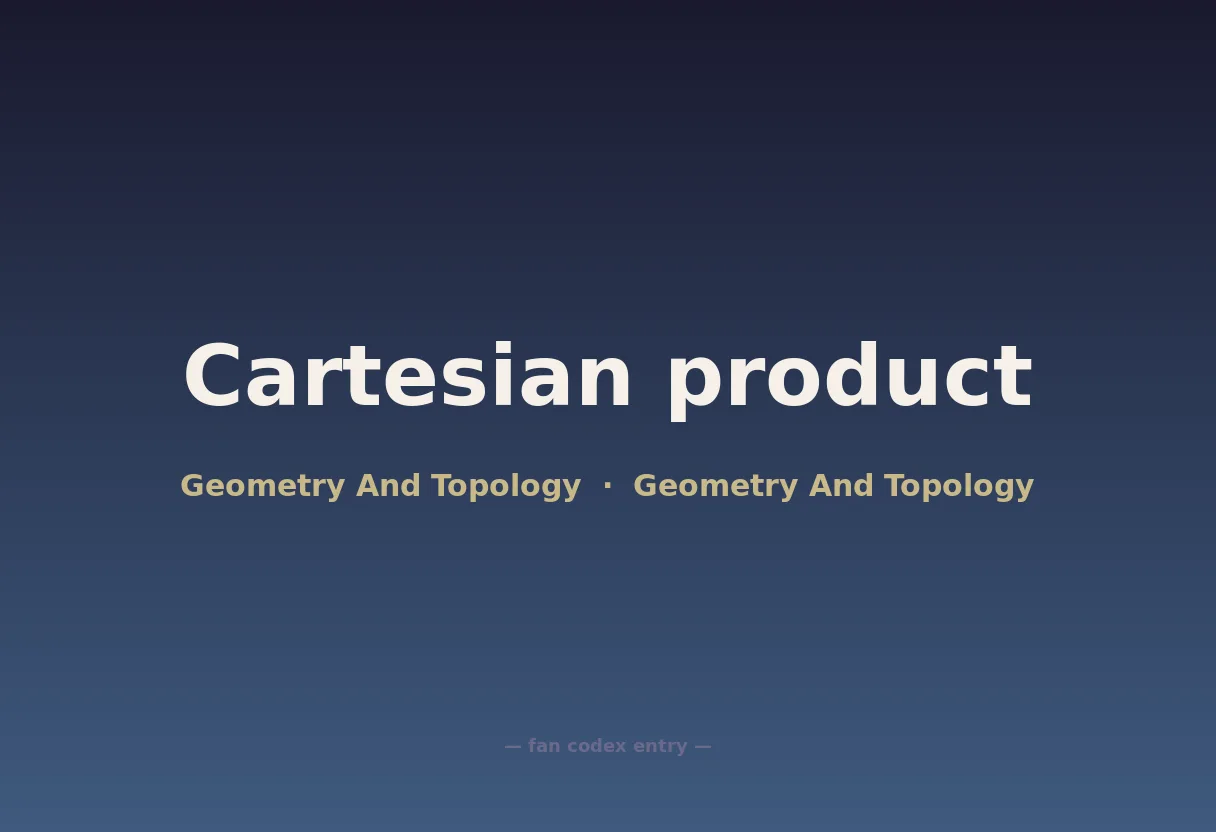 Cartesian product