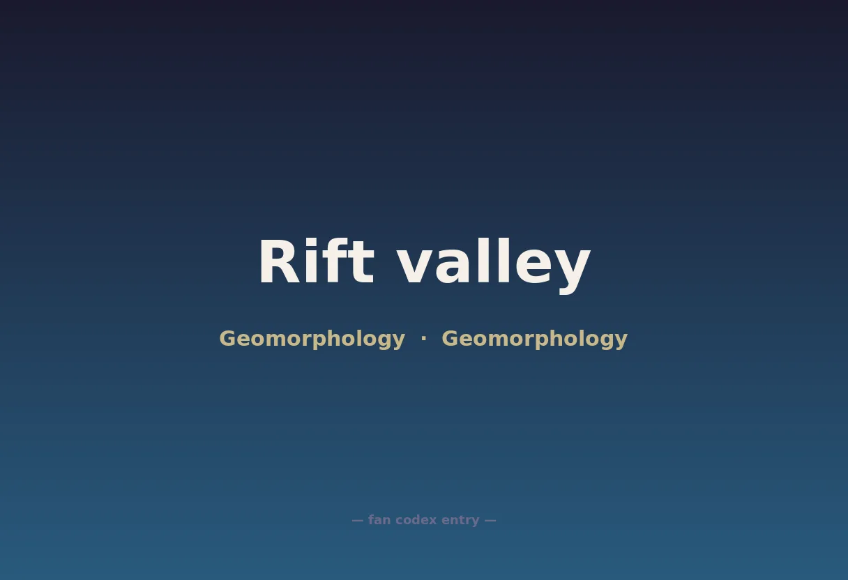 Rift valley