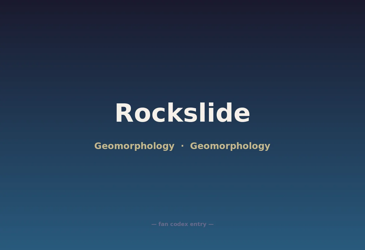 Rockslide