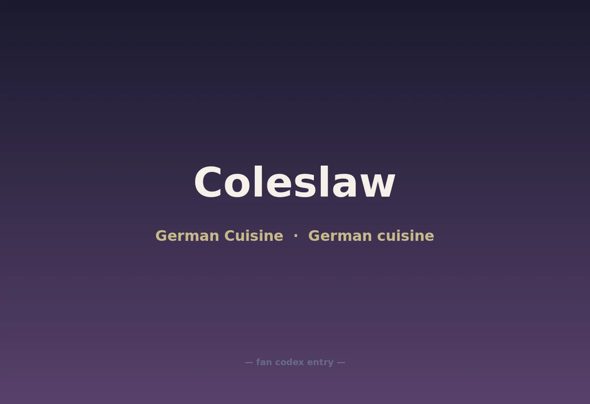 Coleslaw