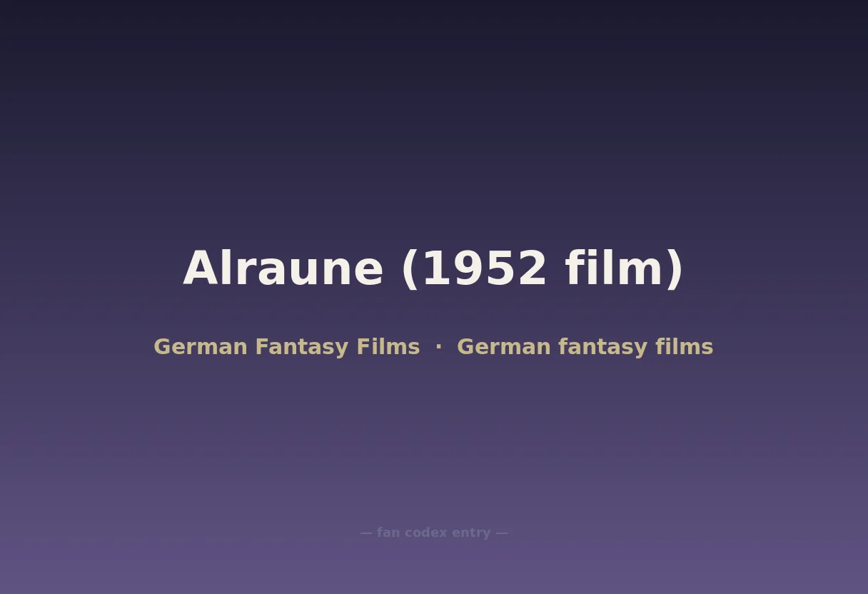 Alraune (1952 film)