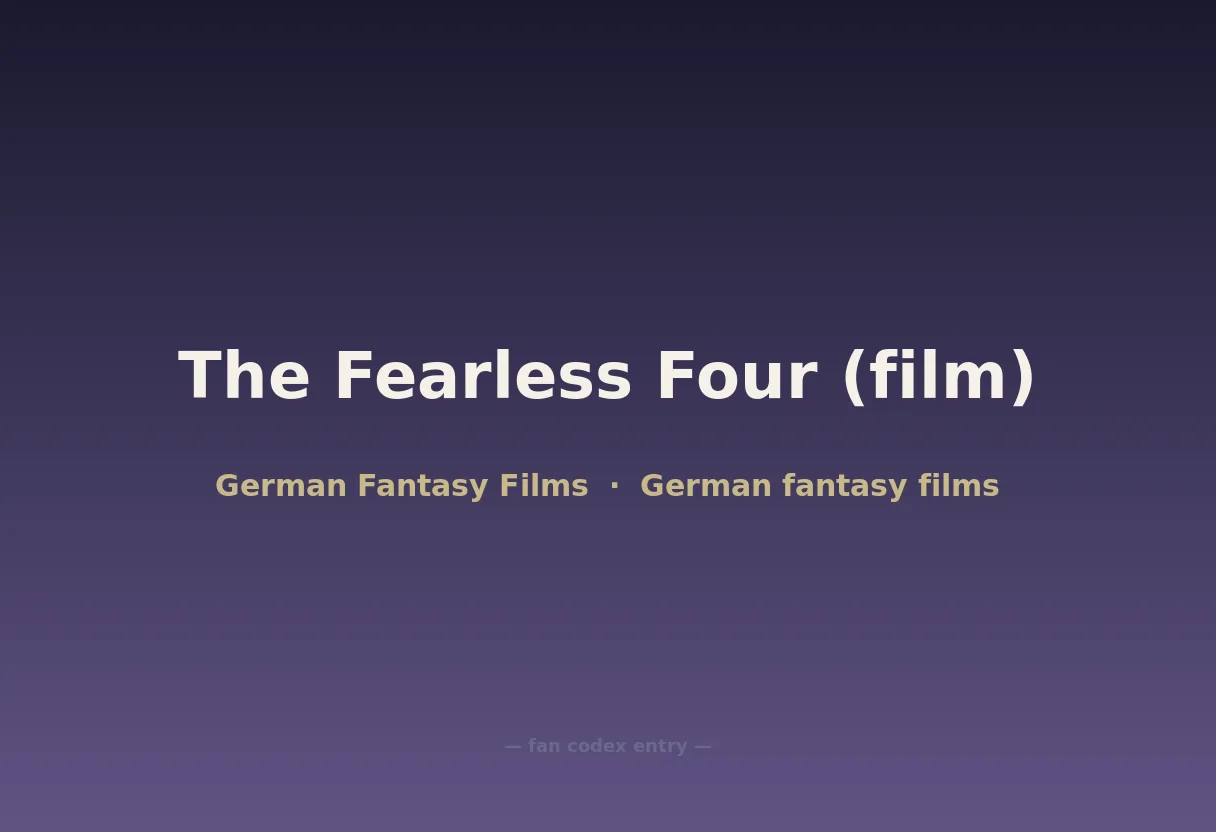 The Fearless Four (film)