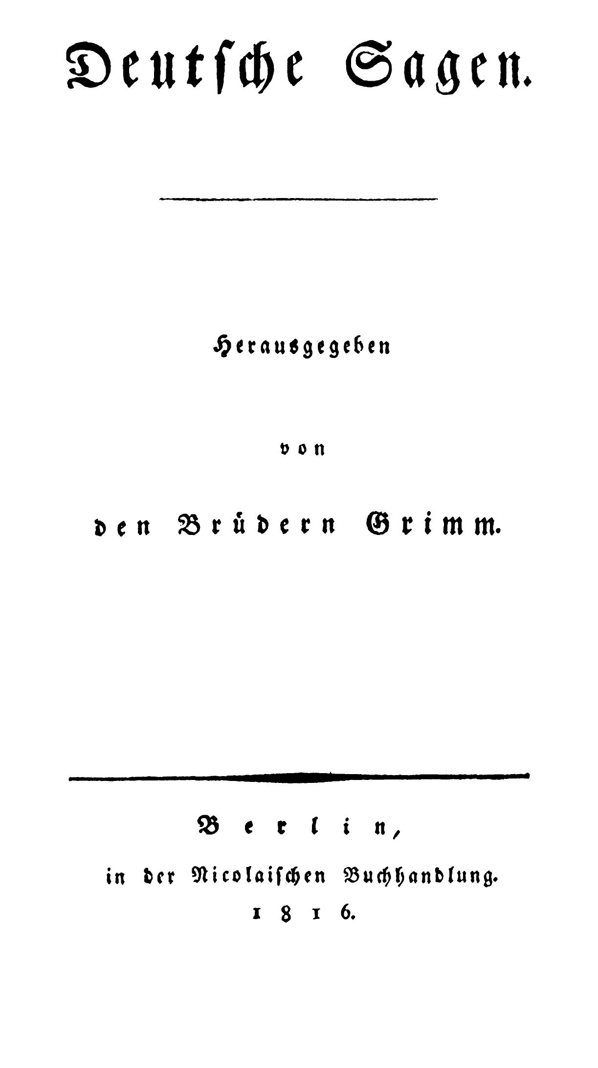 Deutsche Sagen